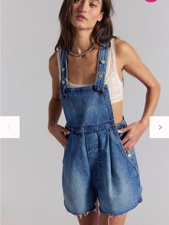 Free People Pants - Free People We The Free Rambler Shortalls Small Color: Free Spirit NWT
